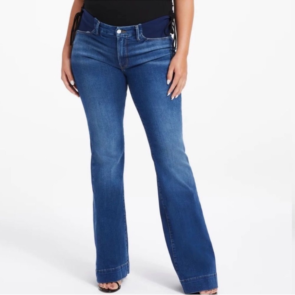 GOOD AMERICAN Good Flare Maternity Jeans, SOLD OUT